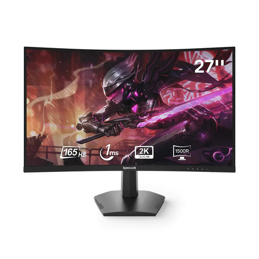 Redragon Obsidian 27" | Monitor Curvo Gaming QHD 2K